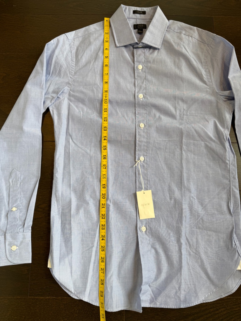 J. Crew Men’s Blue Ludlow Dress Shirt - Picture 5 of 10